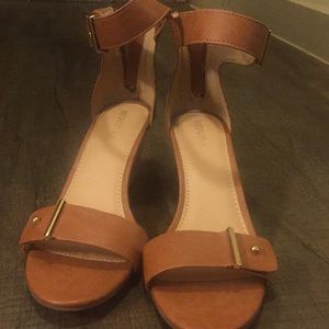 Brown Wedge Sandals